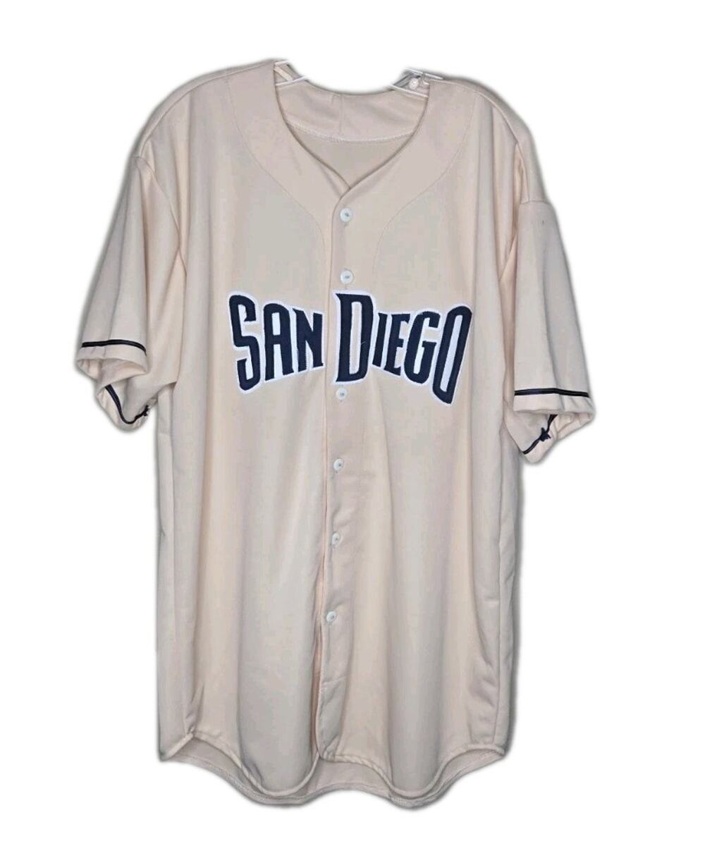 San Diego Blank Jersey Custom "RIGO #50" Size Medium